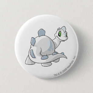 Badge Rond 5 Cm Blanc de Chomby