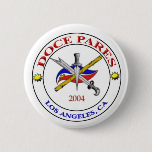 Badge Rond 5 Cm blanc de logo de ladp
