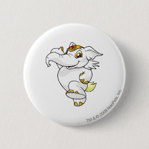 Badge Rond 5 Cm Blanc d'Elephante