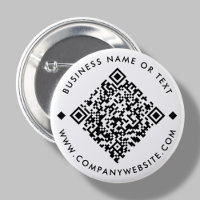 BLANCHE | Bouton Code QR professionnel personnalis