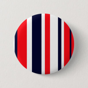 Badge Rond 5 Cm Blancs, Bleus Et Rouges