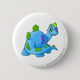Badge Rond 5 Cm Bleu de Chomby