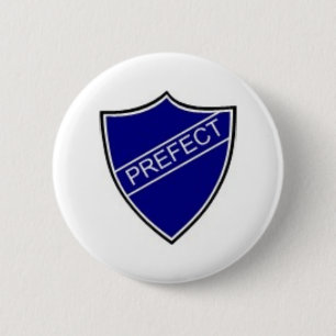 Badge Rond 5 Cm Bleu de l'insigne préfet