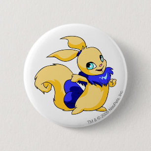 Badge Rond 5 Cm Bleu d'Usul