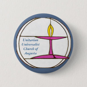 Badge Rond 5 Cm Bleu d'UUCA