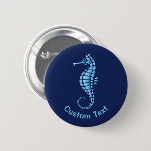 Badge Rond 5 Cm Bleu marin