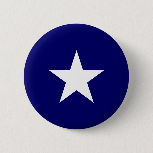 Badge Rond 5 Cm Bleu mignon (Devant)
