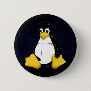 Badge Rond 5 Cm Bleu Sobel de TUX
