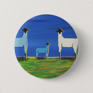 Badge Rond 5 Cm Bleus layette
