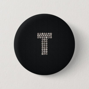 Badge Rond 5 Cm bling - T