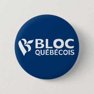 Badge Rond 5 Cm Bloc Québécois