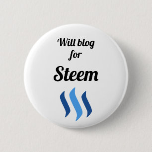 Badge Rond 5 Cm Blog pour Steem