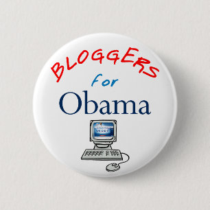 Badge Rond 5 Cm Bloggers pour le bouton d'Obama
