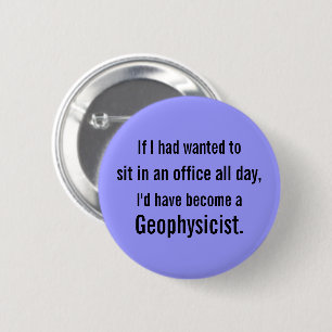 Badge Rond 5 Cm Bloqué au bureau - Personnalisable
