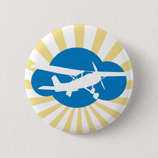 Badge Rond 5 Cm Blue Sky Aviation (Devant)