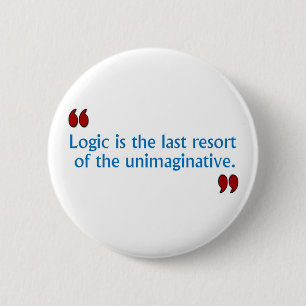 Badge Rond 5 Cm Bob dit le bouton de logique
