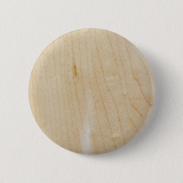 Badge Rond 5 Cm Bois érable (Devant)