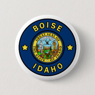 Badge Rond 5 Cm Boise Idaho