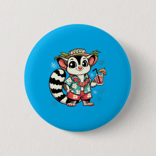 Badge Rond 5 Cm Boisson tropicale d'été Sugar Glider mignonne
