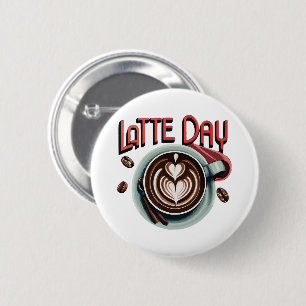 Badge Rond 5 Cm Boissons au café