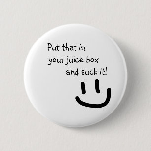 Badge Rond 5 Cm Boîte à jus