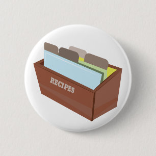 Badge Rond 5 Cm Boîte à recettes