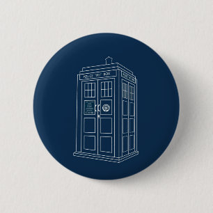 Badge Rond 5 Cm Boîte de police
