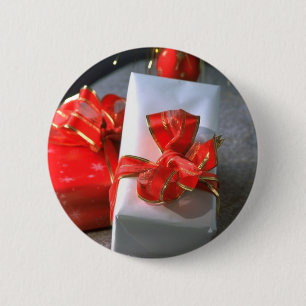 Badge Rond 5 Cm Boîtes cadeaux de vacances