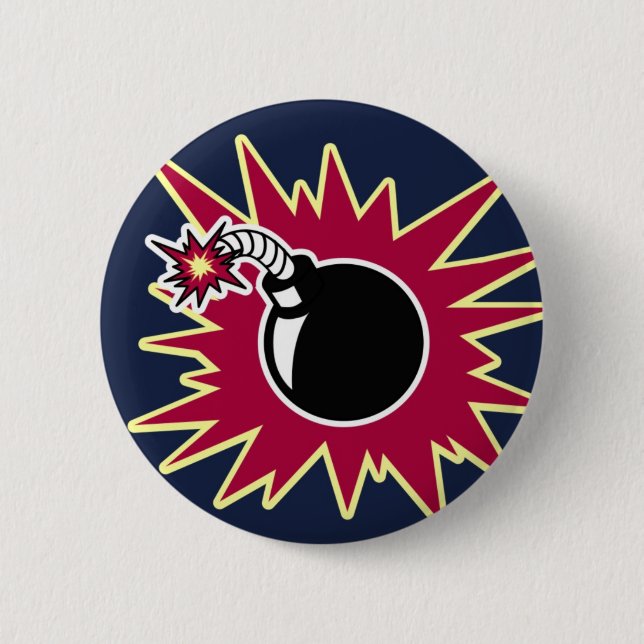 Badge Rond 5 Cm Bombe (Devant)