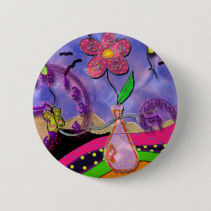 Badge Rond 5 Cm bombe à retardement