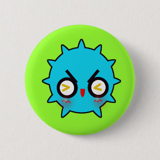 Badge Rond 5 Cm BOMBE ! (bleu)