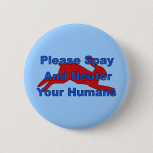 Badge Rond 5 Cm Bombes de surpopulation