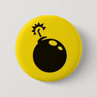 Badge Rond 5 Cm Bombes loin !