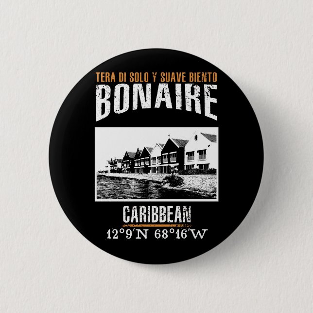Badge Rond 5 Cm Bonaire (Devant)