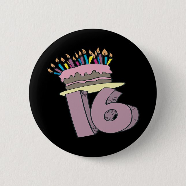 Badge Rond 5 Cm Bonbon 16 (Devant)