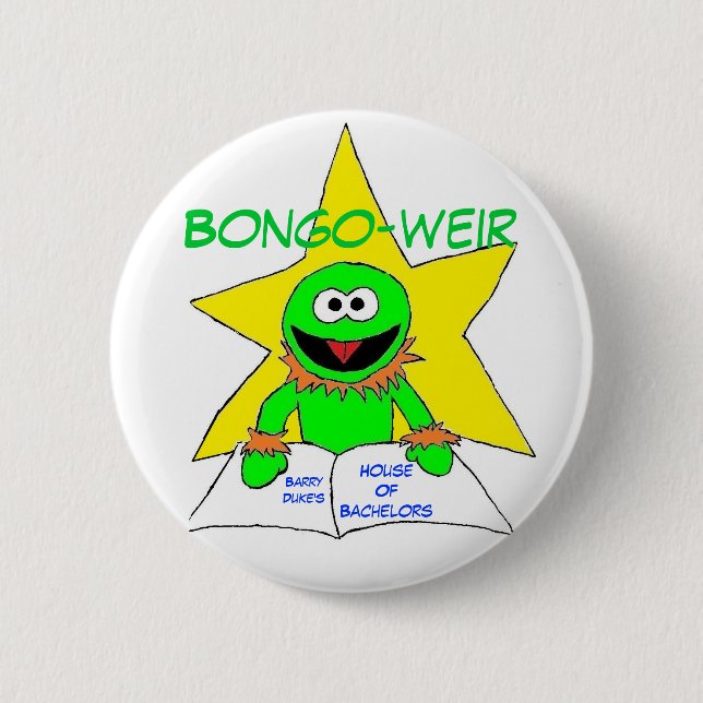 Badge Rond 5 Cm Bongo-déversoir de Toon (Devant)