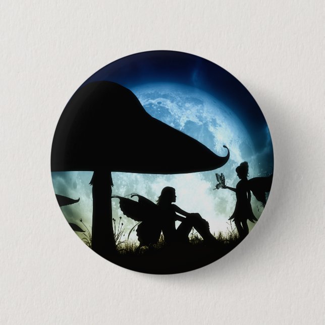 Badge Rond 5 Cm Bonheur (Devant)