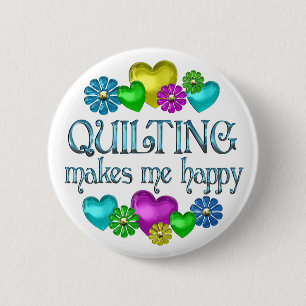 Badge Rond 5 Cm Bonheur piquant