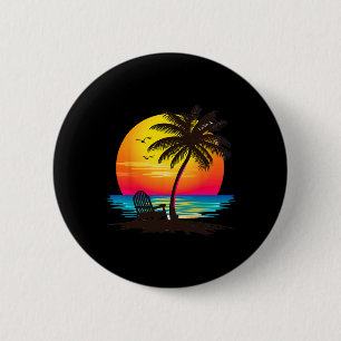 Badge Rond 5 Cm Bonjour ambiance estivale vacances hommes femmes p