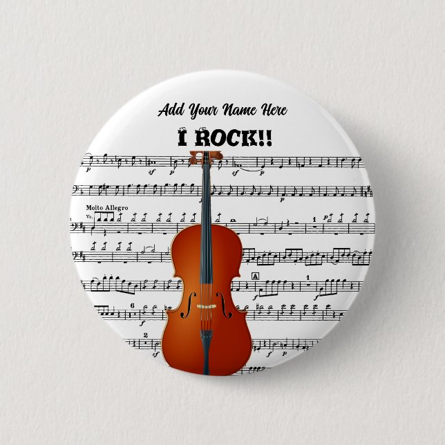 Badge Rond 5 Cm Bonjour et moi_ (Devant)