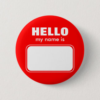 Badge Rond 5 Cm Bonjour mon nom est