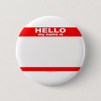 Badge Rond 5 Cm Bonjour mon nom est copie VIDE