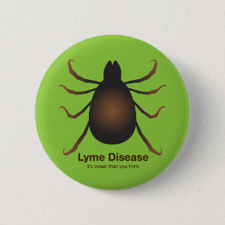 Badge Rond 5 Cm Bonjour Pin voisin de vert
