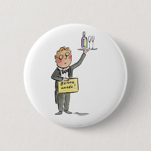 Badge Rond 5 Cm Bonne Annee