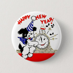 Badge Rond 5 Cm Bonne année !