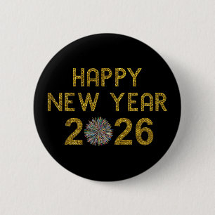 Badge Rond 5 Cm Bonne année 2026