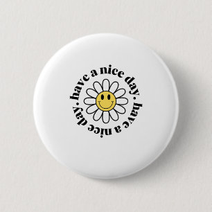 Badge Rond 5 Cm Bonne Journée