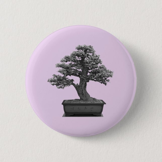 Badge Rond 5 Cm bonsaï (Devant)