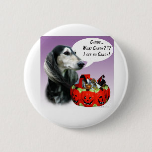 Badge Rond 5 Cm Bonus d'Halloween Saluki