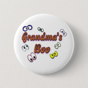 BADGE ROND 5 CM BOO EYES GRANDMA